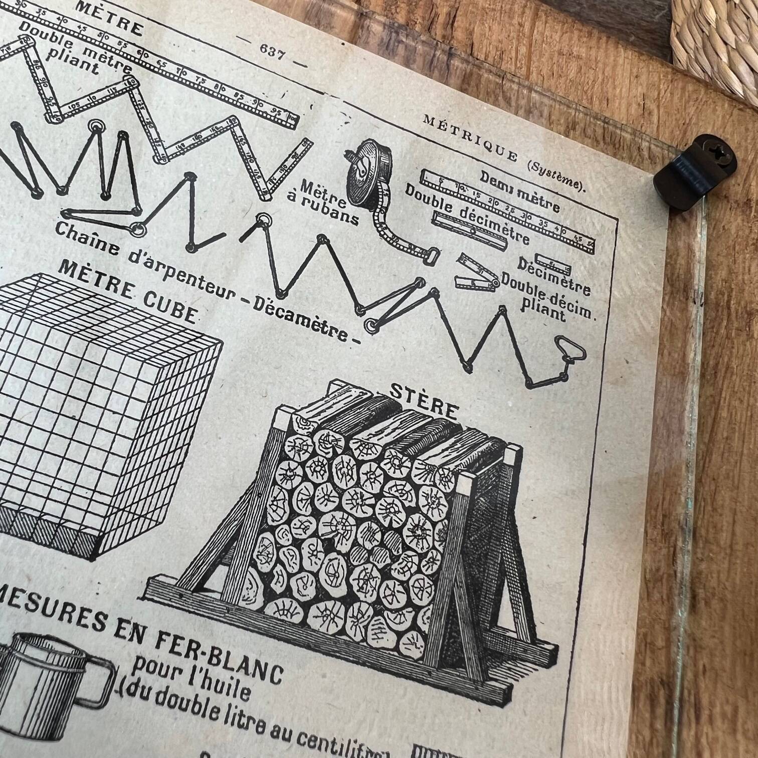 Larousse board illustrated 1916 • “Metric”