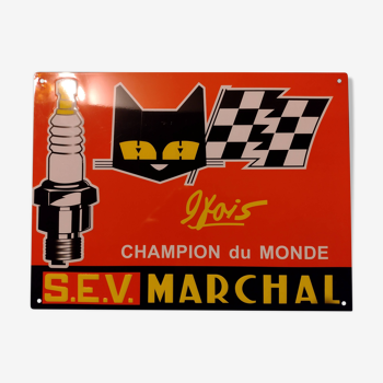 Plaque publicitaire vintage MARCHAL