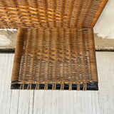 Metal and wicker headhead 50s