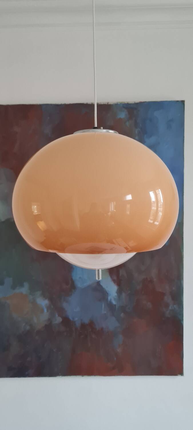 Meblo pendant light by Harvey Guzzini, 1970s