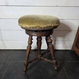 Ancien tabouret de piano réglable