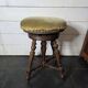 Antique adjustable piano stool