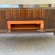 Grundig Scandinavian Hifi sideboard in wood and lacquered rosewood