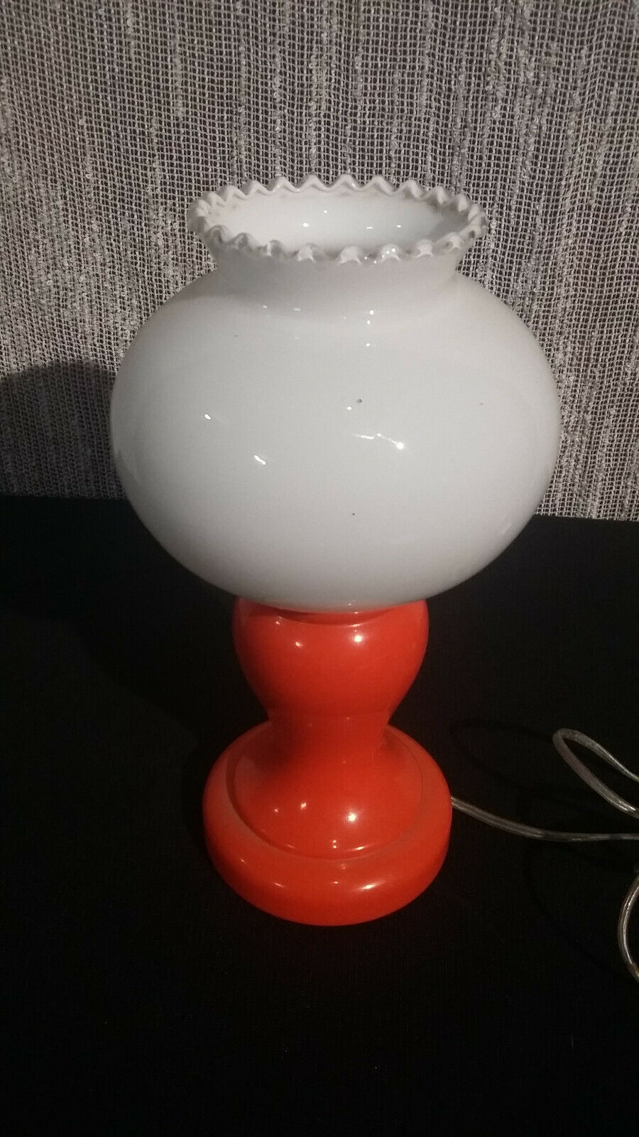 Vintage orange lamp