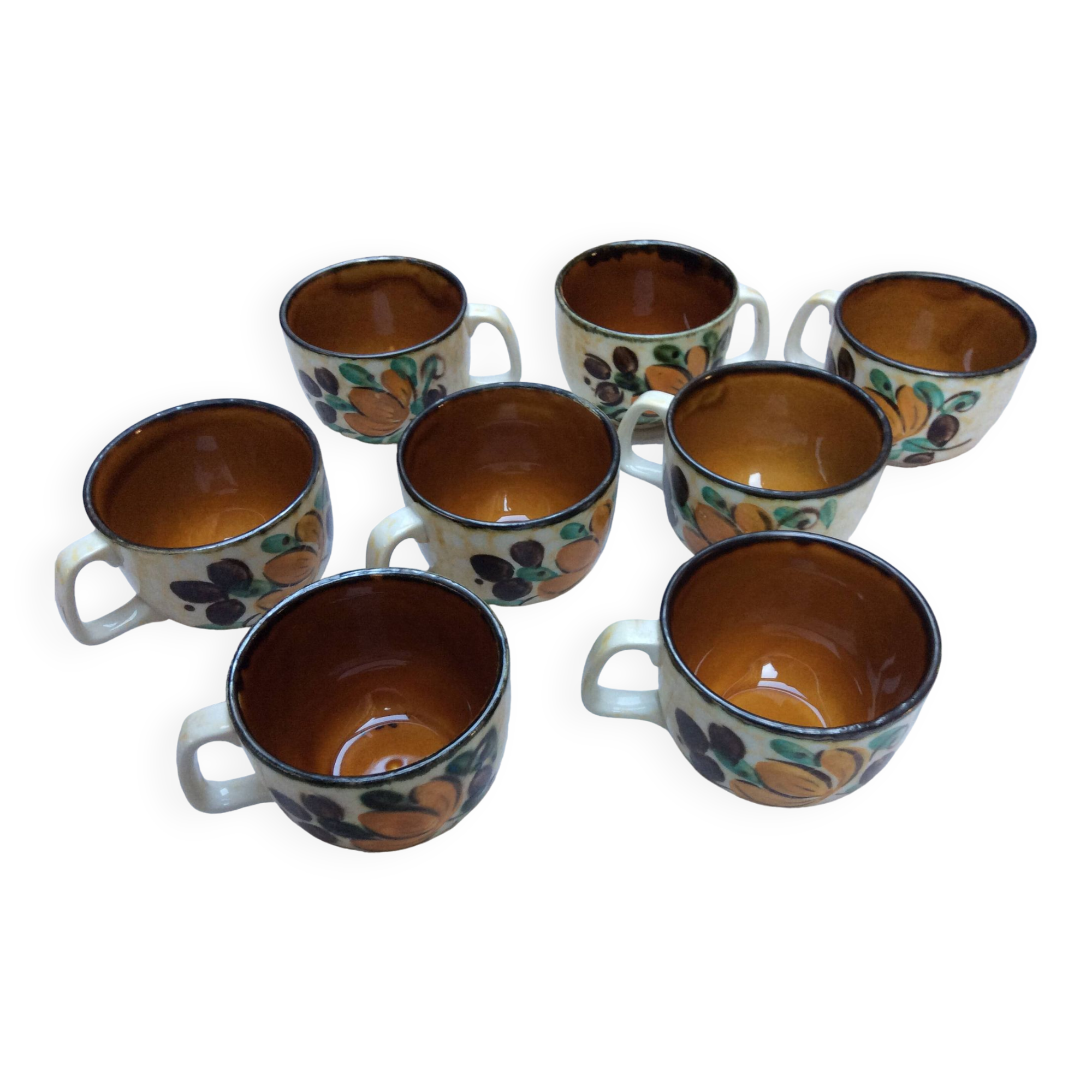 8 BOCH coffee cups