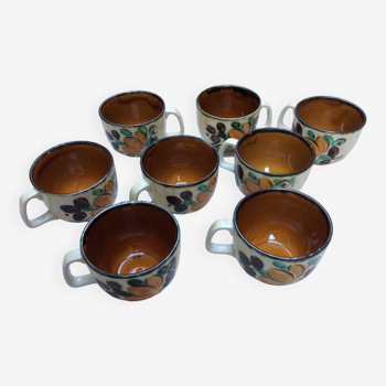 8 BOCH coffee cups