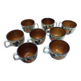 8 BOCH coffee cups