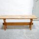 Banc de ferme en bois