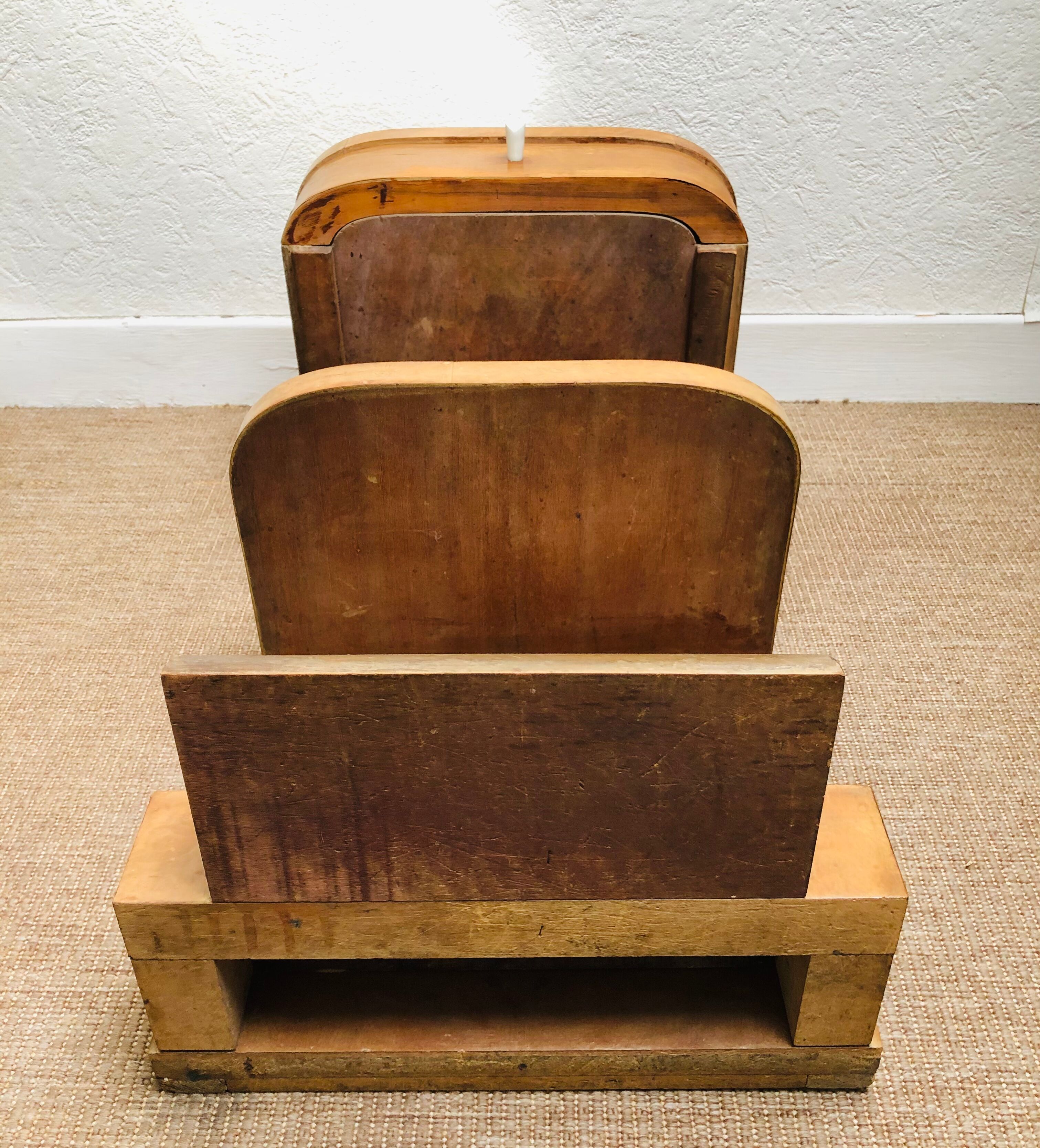 Small 1930 sycamore wood extra furniture