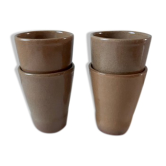 Product Monoprix Lille Croisé Laroche Sandstone cups (par 4)