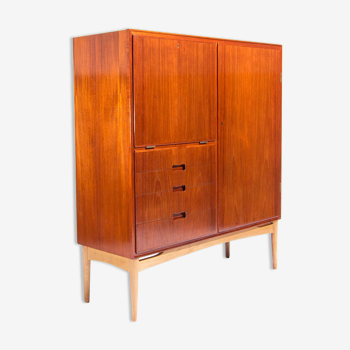 Mid Century Teak & Oak Cabinet, Danish 1950’s