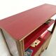 1950s Brazilian modernist library in exotic wood and lacquer.