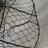 Antique metal basket + wire