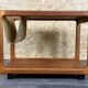 60s 70s teak table side table newspaper stand Danish Design Denmark