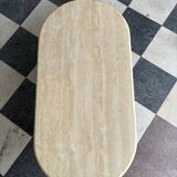 Vintage travertine coffee table