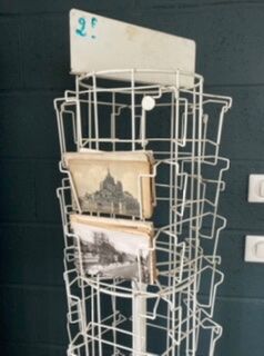 Old postcard display