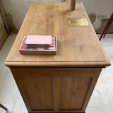 Early 20th century oak trade counter