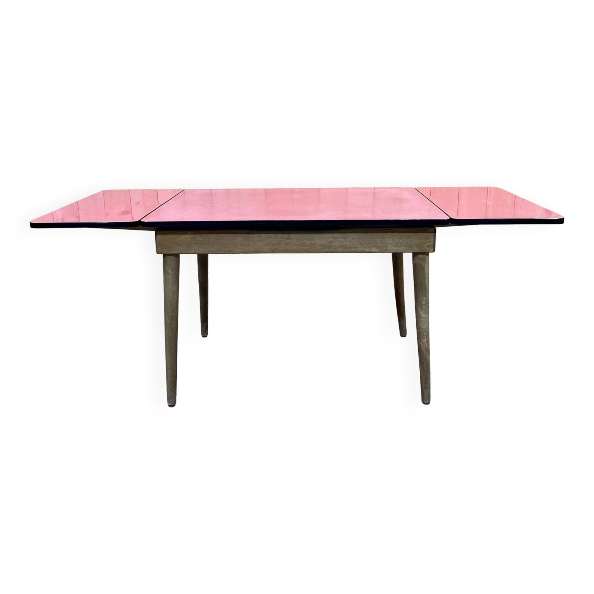 Formica and wood dining table from the 1960s