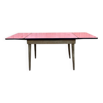 Formica and wood dining table from the 1960s