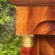 Empire Style Mahogany Display Cabinet/Bookcase, 19th Century