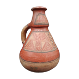 Ait chenacha jug Berber Kabyle Algeriaterracotta pot takduht early 20th century