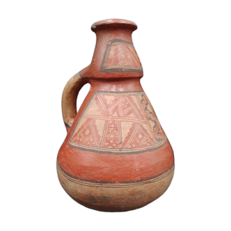 Ait chenacha jug Berber Kabyle Algeriaterracotta pot takduht early 20th century