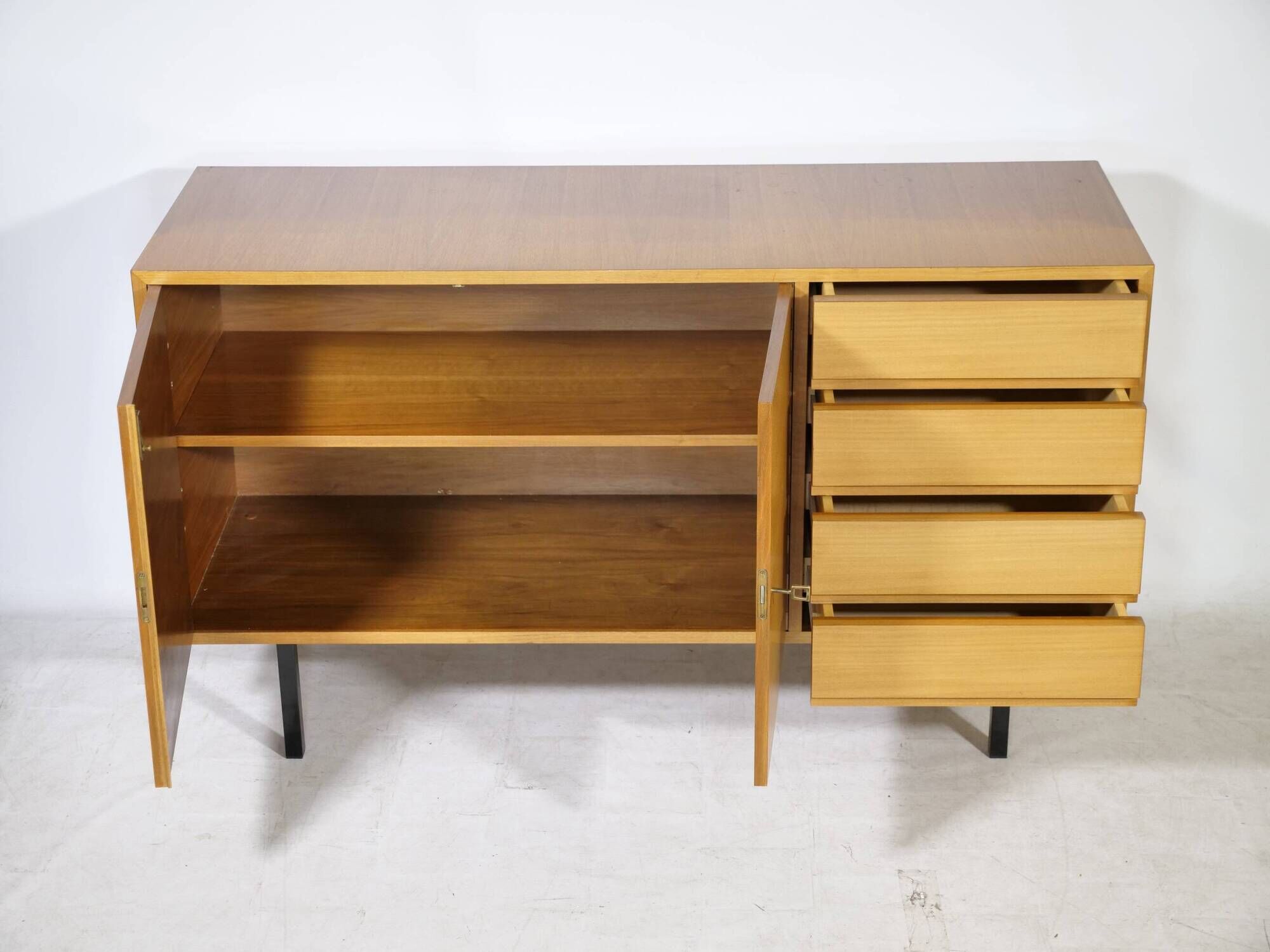 Mid Century Sideboard in Walnut by Ernst Martin Dettinger for Bormann 1960s