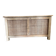 Oak storage chest with rattan caning
