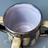 Atypical bowls in varnished stoneware by Sylvain Hublet