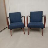 Paire de fauteuils vintage