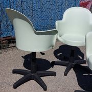 3 Gogo office chairs – Marcello Ziliani for Sintesi – Italy 1980s