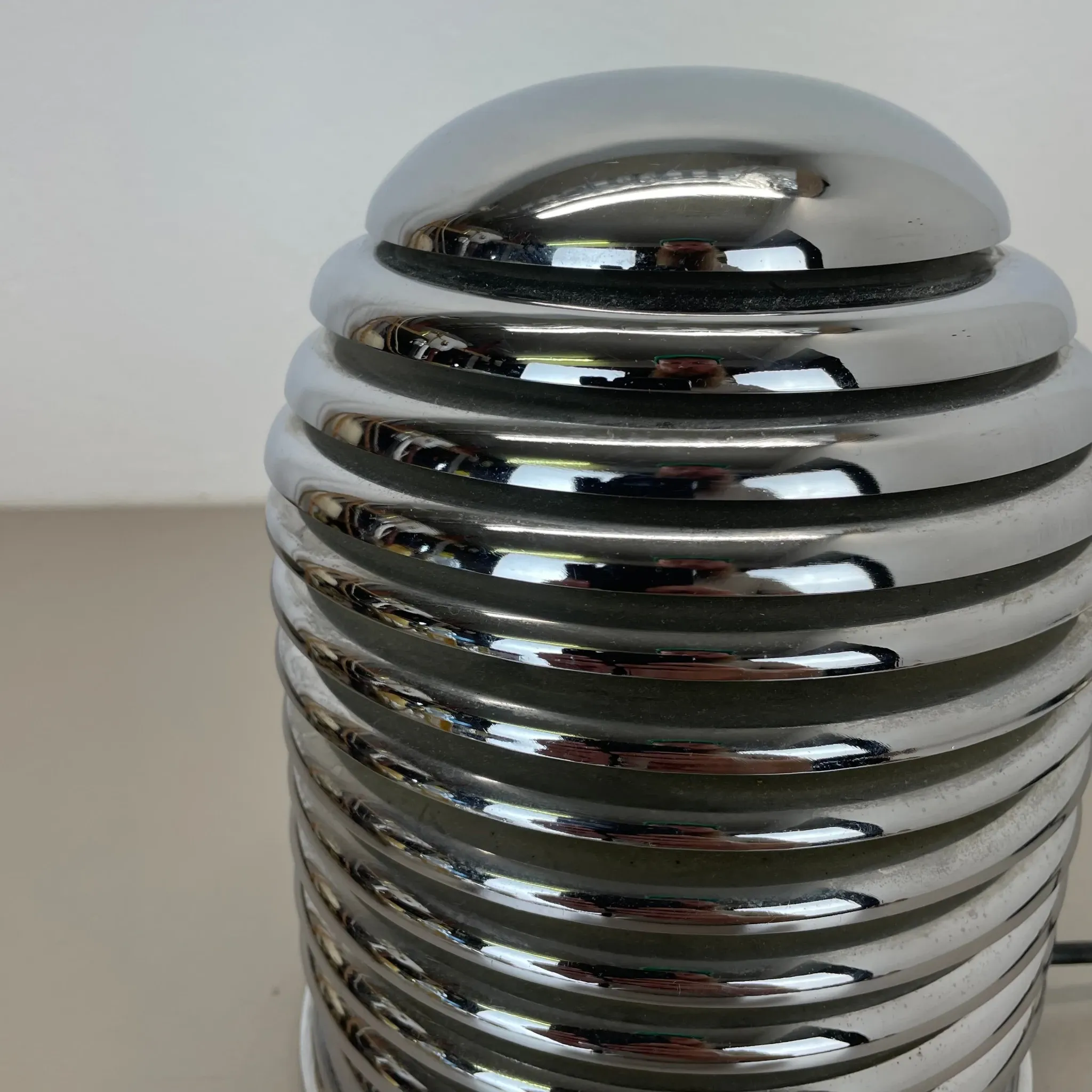 Vintage Table Lamp made of Chromed Metal by Kazuo Motozawa for Staff Leuchten, Germany, 1970s