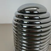 Vintage Table Lamp made of Chromed Metal by Kazuo Motozawa for Staff Leuchten, Germany, 1970s