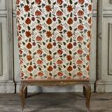 Regency style armchair in gilded wood