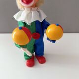 Vintage wind-up clown Carl