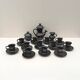 Coffee service by Jean Marais in ceramic, France 1960.