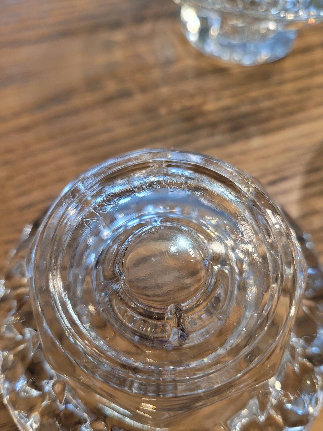 Set of 10 arc crystal candle holders