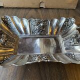 Empty pocket in silver metal