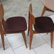 Table et quatre chaises scandinave