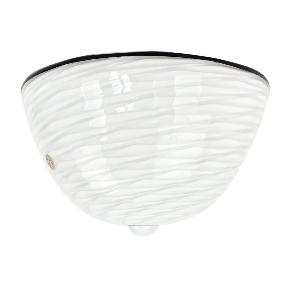 Vintage Artigianato Muranese Murano Flush Mount Ceiling Light