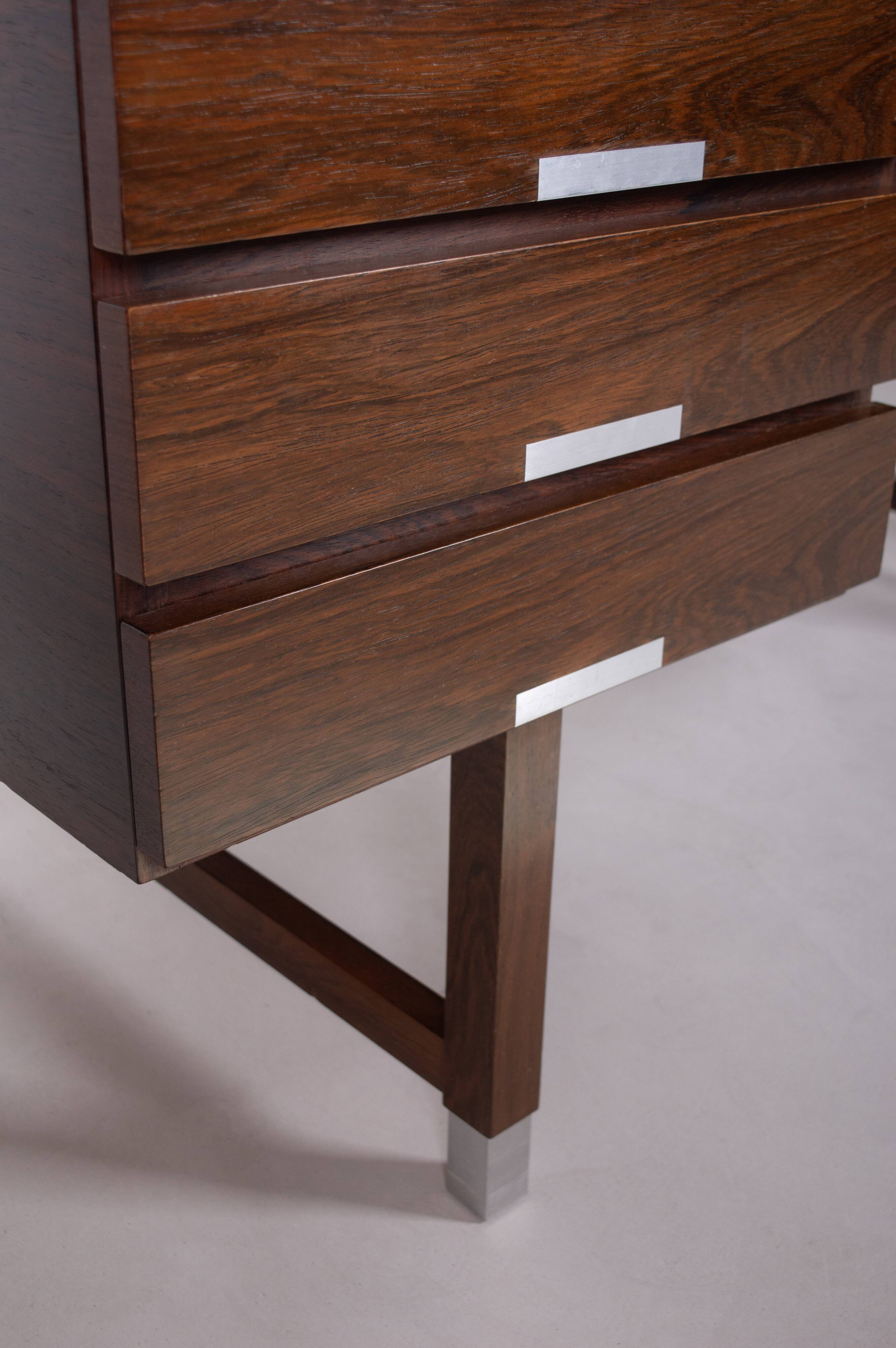 Large Scandinavian desk in rosewood - Kai Kristiansen - 1960