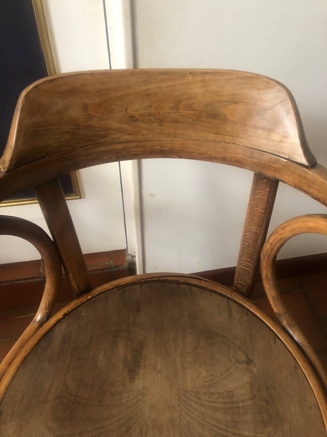 Pair of vintage Jacob and Josef Kohn Wien Bentwood bistro armchairs