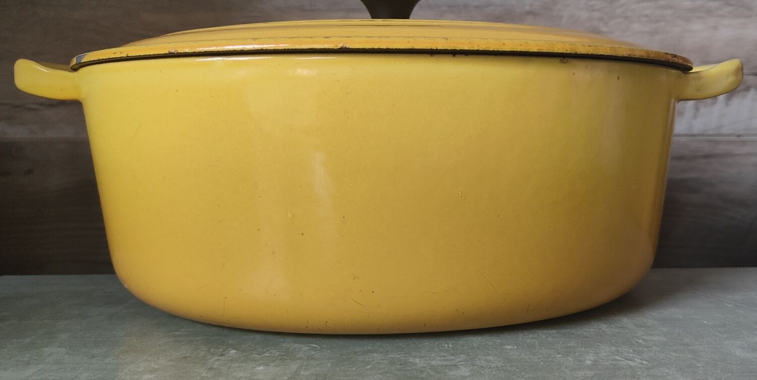 Le Creuset Yellow Oval Casserole
