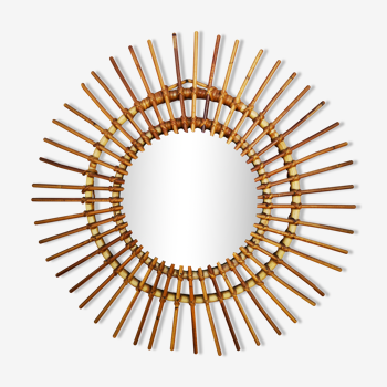 Mirror rattan sun