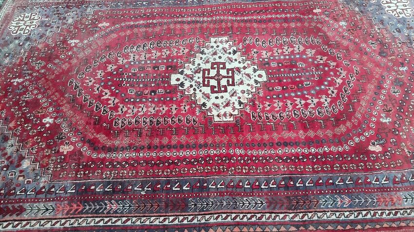 Hand knotted wool carpet 152x252cm