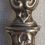 Silver and horned salad covers