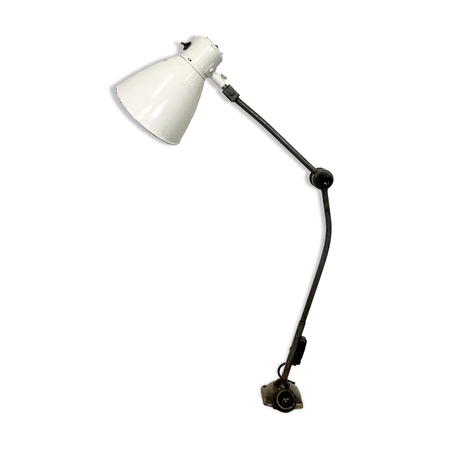 Lampe de table d’atelier industriel années 1960