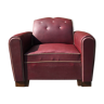 Convertible vintage club armchair