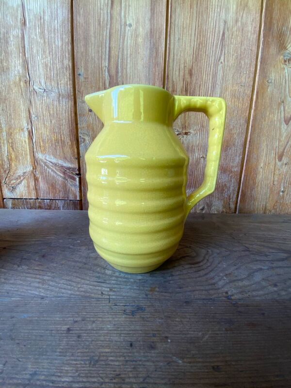 2 pichets ancien jaune citron