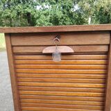 1950s curtain filing cabinet